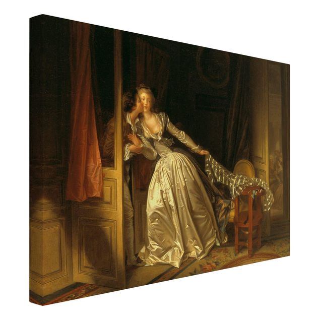 Wanddeko Flur Jean Honoré Fragonard - Der gestohlene Kuss