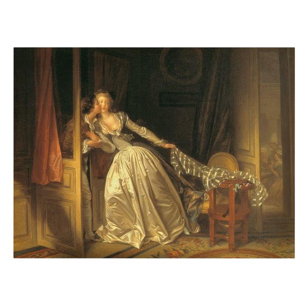 Wanddeko Esszimmer Jean Honoré Fragonard - Der gestohlene Kuss