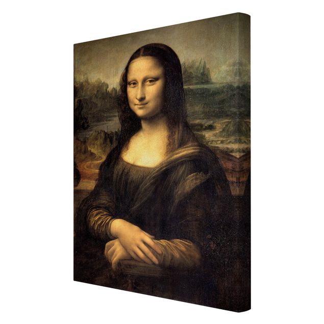 Leinwandbild - Leonardo da Vinci - Mona Lisa - Hoch 2:3