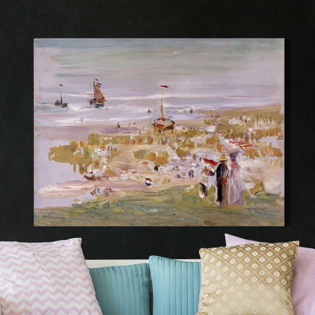Impressionismus Bilder kaufen Max Liebermann - Der Strand
