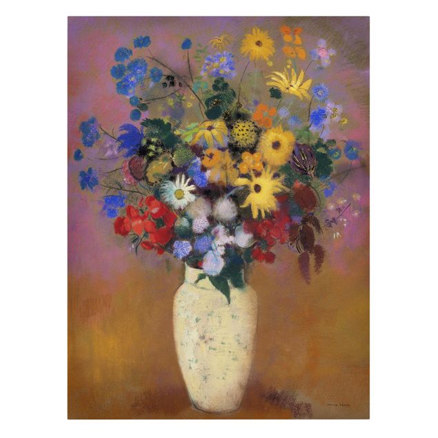 Wanddeko Blume Odilon Redon - Blumen in einer Vase