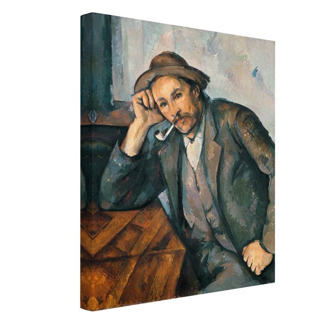 Leinwandbild Hund Paul Cézanne - Der Raucher