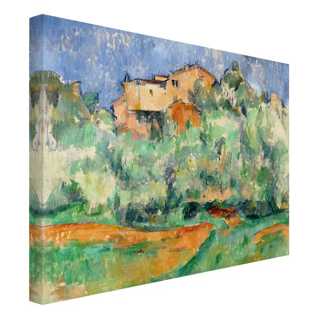 Wanddeko Schlafzimmer Paul Cézanne - Haus auf Anhöhe