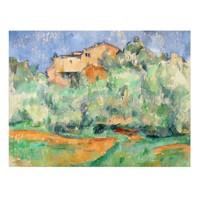 Wanddeko Flur Paul Cézanne - Haus auf Anhöhe