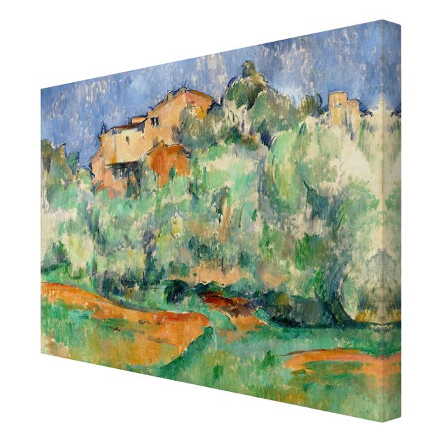 Post Impressionismus Bilder Paul Cézanne - Haus auf Anhöhe