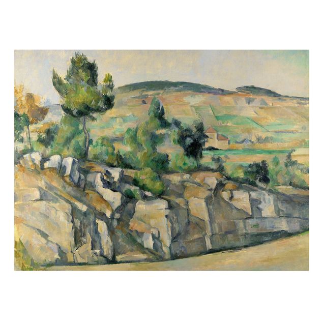 Post Impressionismus Bilder Paul Cézanne - Hügelige Landschaft