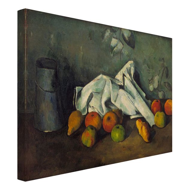 Wanddeko Flur Paul Cézanne - Milchkanne und Äpfel