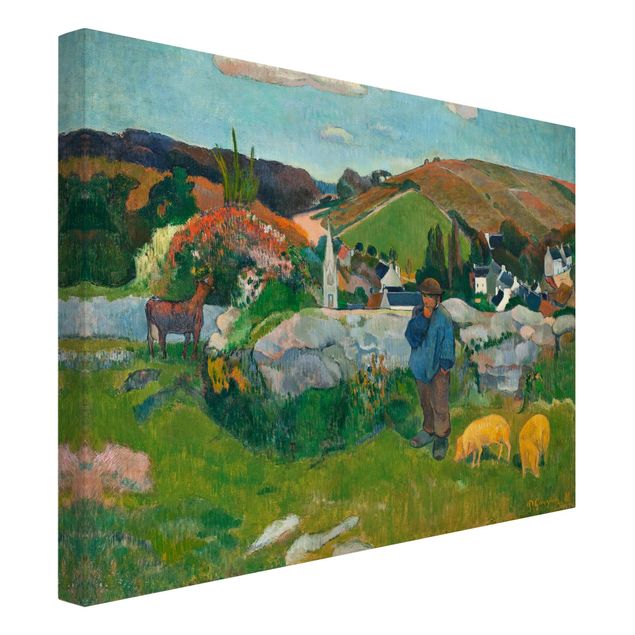 Wanddeko Flur Paul Gauguin - Der Schweinehirt