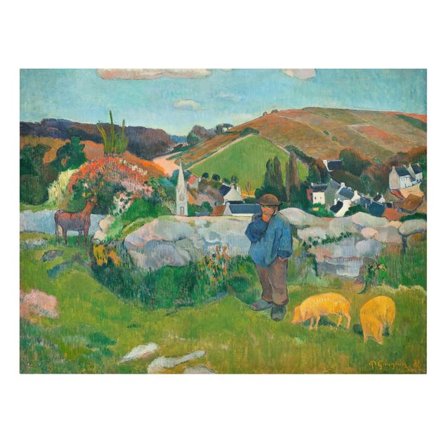 Wanddeko Esszimmer Paul Gauguin - Der Schweinehirt