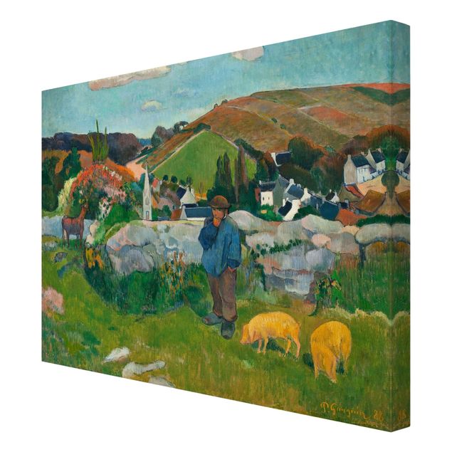 Wanddeko Büro Paul Gauguin - Der Schweinehirt