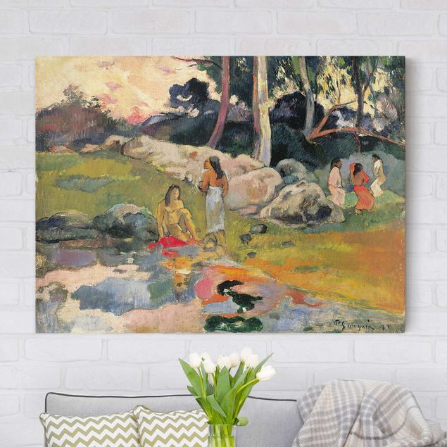 Impressionismus Bilder Paul Gauguin - Flussufer