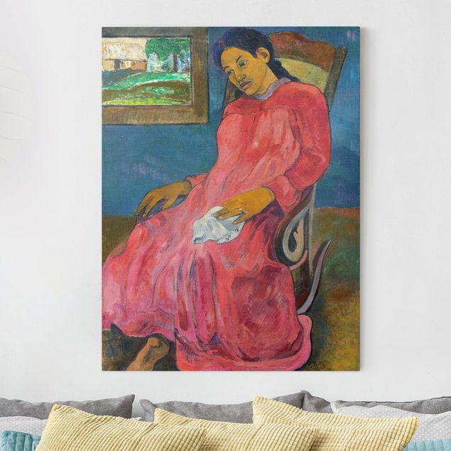 Impressionismus Bilder Paul Gauguin - Melancholikerin