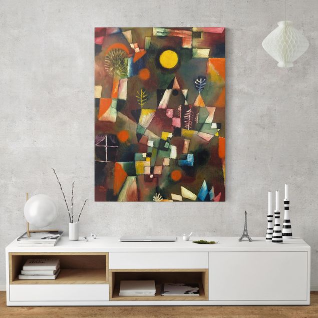 Wanddeko Schlafzimmer Paul Klee - Der Vollmond