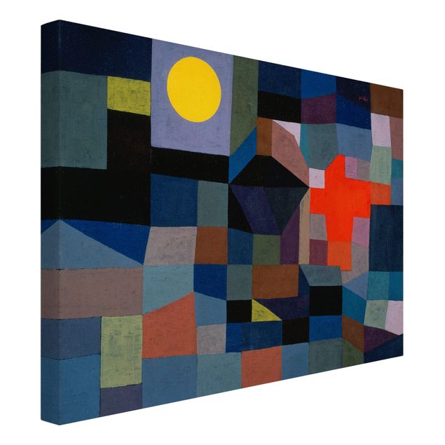 Wanddeko Flur Paul Klee - Feuer bei Vollmond