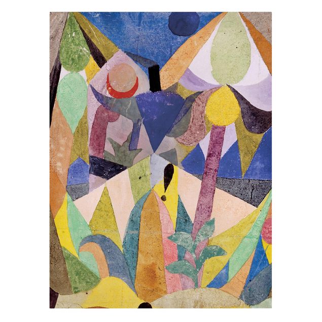 Wanddeko Esszimmer Paul Klee - Mildtropische Landschaft