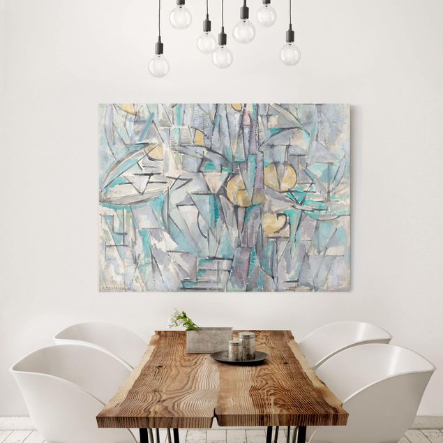 Wanddeko Schlafzimmer Piet Mondrian - Komposition X