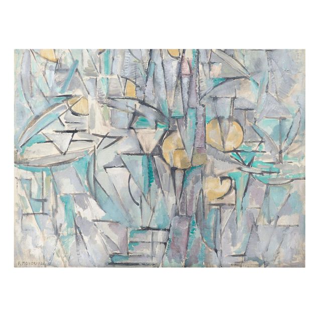 Wanddeko Esszimmer Piet Mondrian - Komposition X