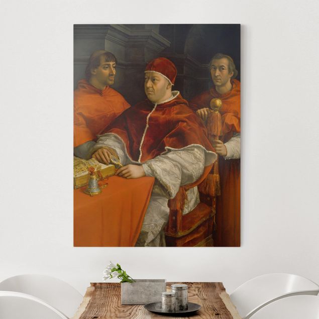 expressionistische Kunstdrucke Raffael - Bildnis von Papst Leo X
