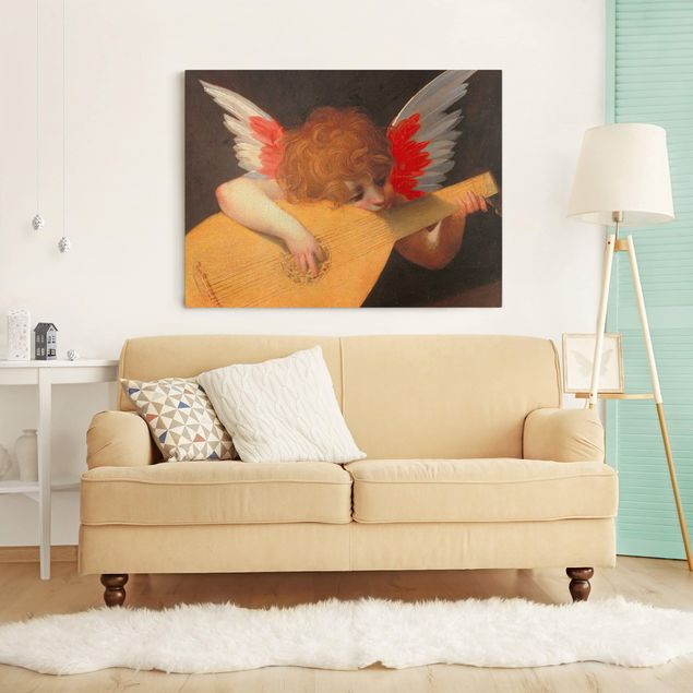 Wanddeko Schlafzimmer Rosso Fiorentino - Musizierender Engel