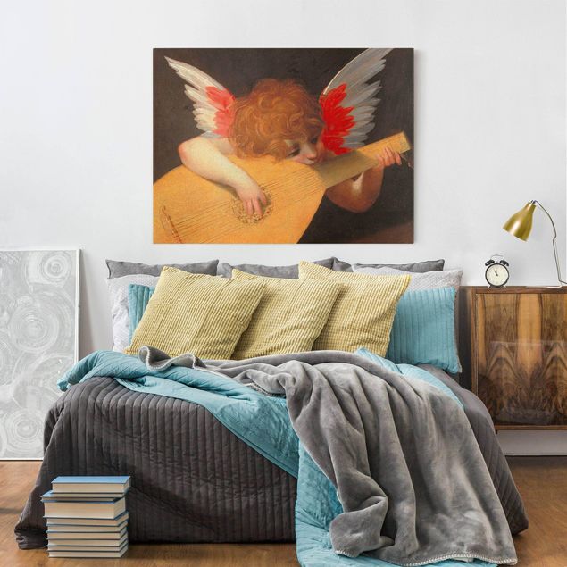 Leinwand Katze Rosso Fiorentino - Musizierender Engel