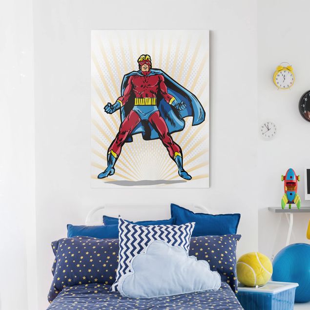 Wanddeko Jungenzimmer Superheld