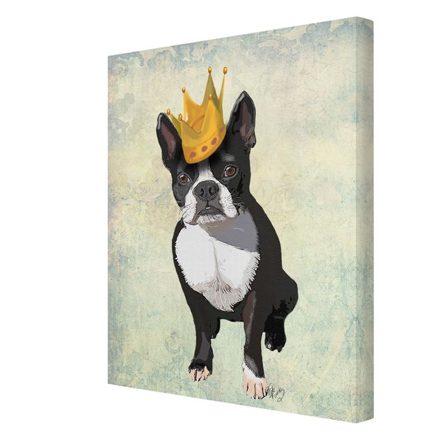 Wandbilder Hunde Tierportrait - Terrierkönig