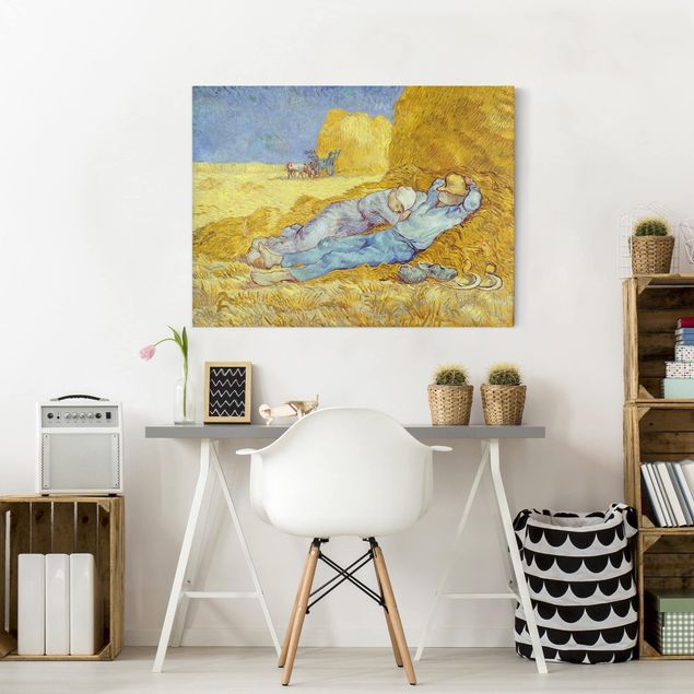 Wanddeko Schlafzimmer Vincent van Gogh - Das Mittagsschläfchen