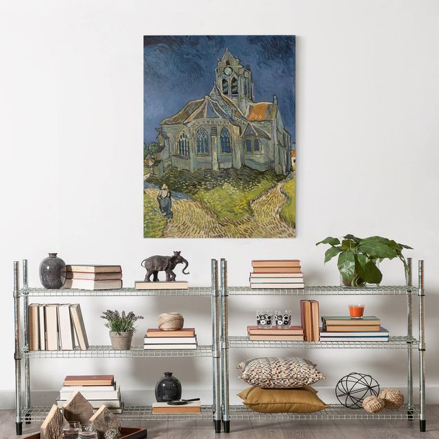 Wanddeko Wohnzimmer Vincent van Gogh - Kirche Auvers-sur-Oise