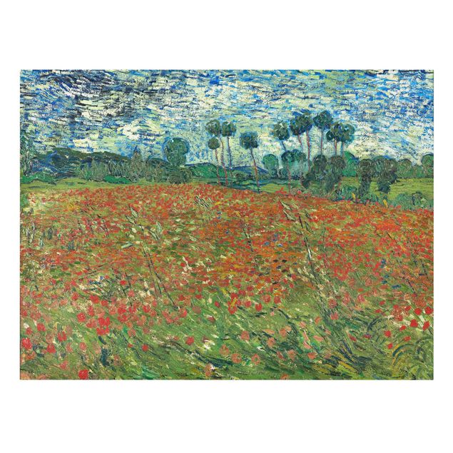 Wohndeko Botanik Vincent van Gogh - Mohnfeld