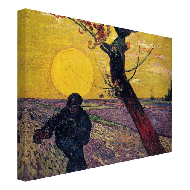 Pointillismus Bilder Vincent van Gogh - Sämann