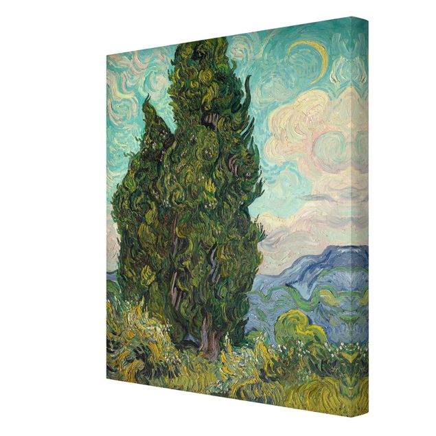 Post Impressionismus Bilder Vincent van Gogh - Zypressen