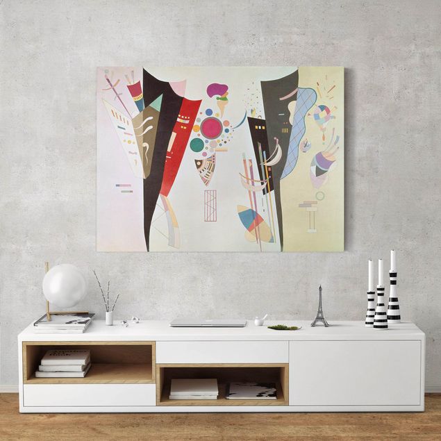 Wanddeko Wohnzimmer Wassily Kandinsky - Wechselseitiger Gleichklang
