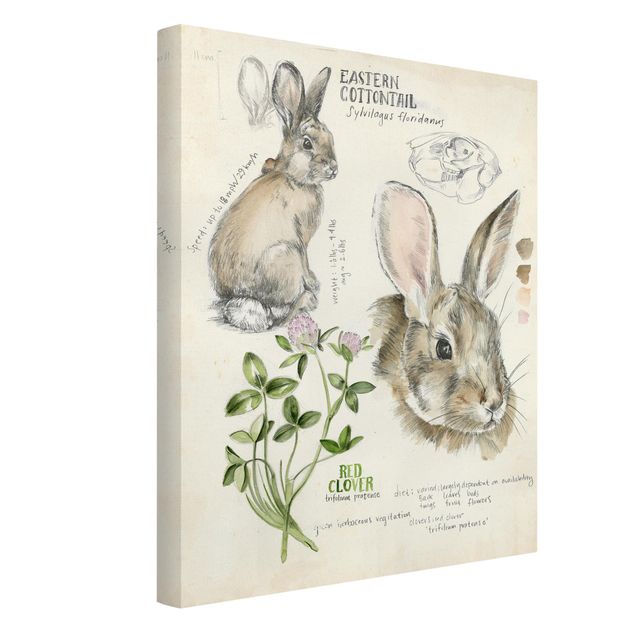 Wanddeko Flur Wildnis Journal - Kaninchen
