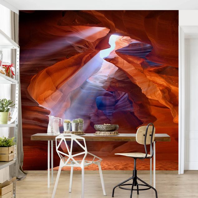 Wanddeko Wohnzimmer Lichtspiel im Antelope Canyon