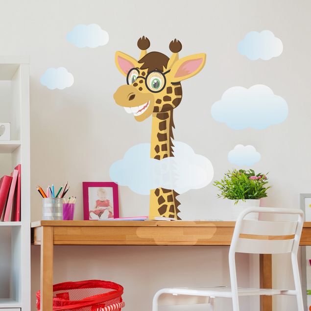 Wanddeko Mädchenzimmer Lustige Giraffe