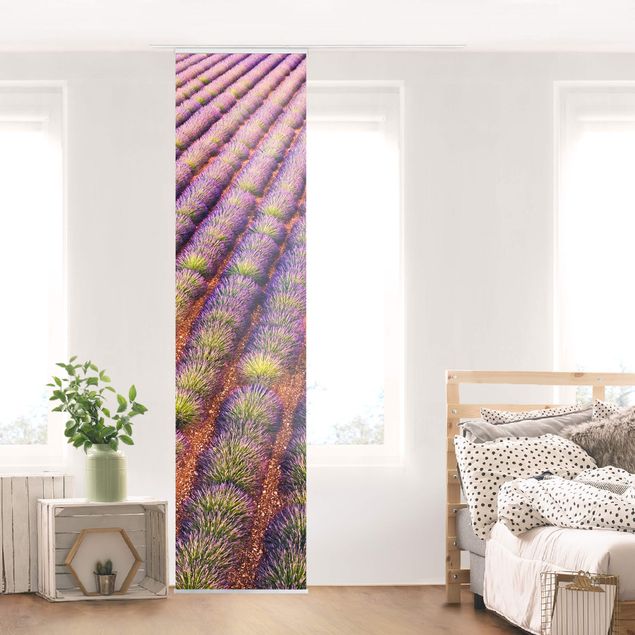 Wanddeko Wohnzimmer Malerisches Lavendelfeld