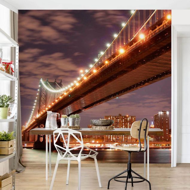 Wanddeko Wohnzimmer Manhattan Bridge