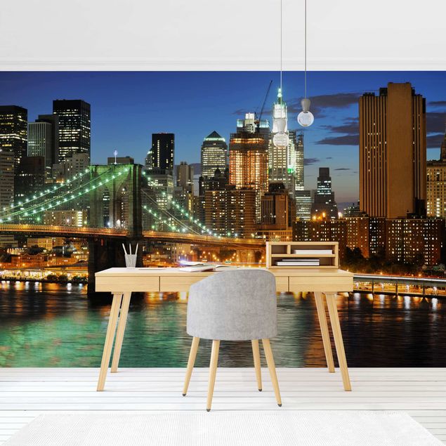 Wanddeko Schlafzimmer Manhattan Panorama