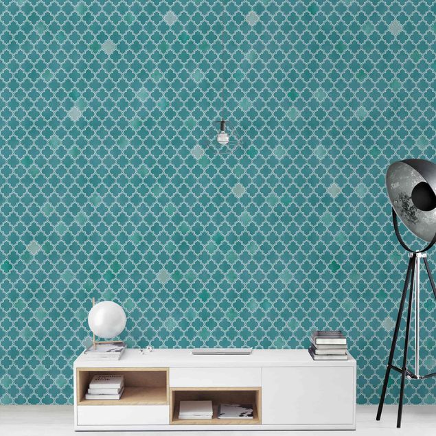 Wanddeko Schlafzimmer Marokkanisches Ornament Muster