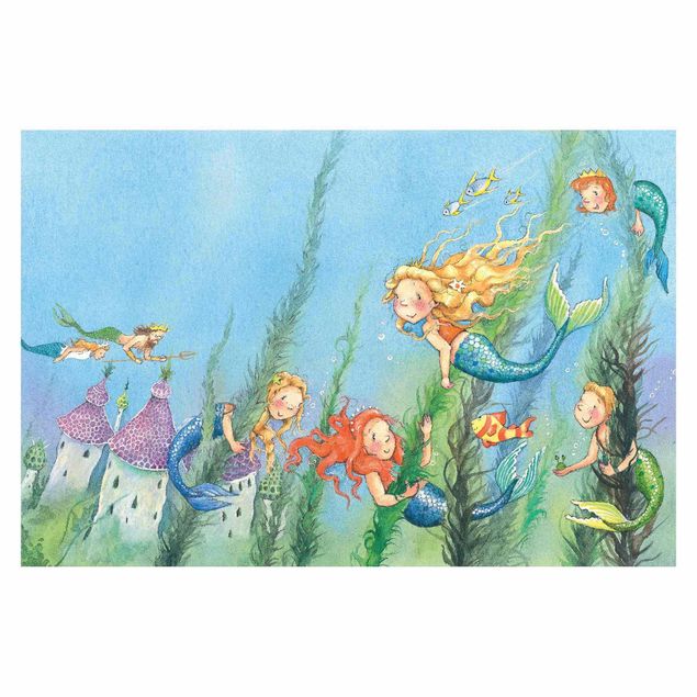 Deko Illustration Matilda die Meerjungfrauenprinzessin
