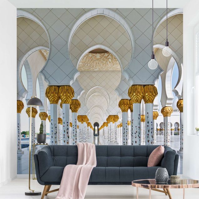 Wanddeko Schlafzimmer Moschee in Abu Dhabi