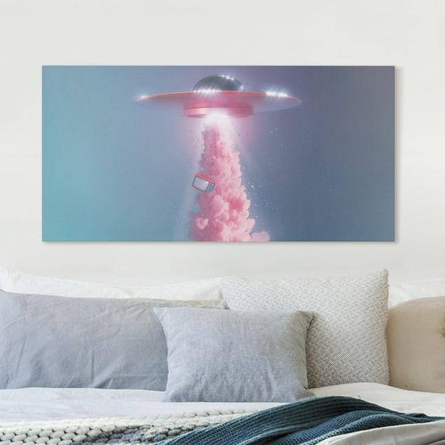 Wanddeko Wohnzimmer Multimedia Ufo