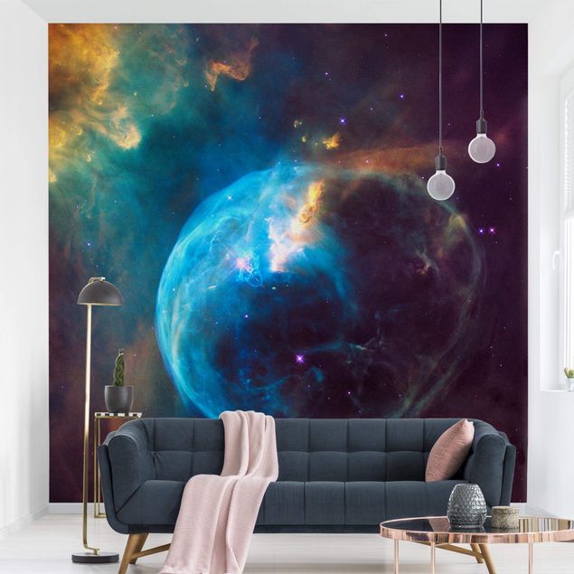 Wanddeko Wohnzimmer NASA Fotografie Bubble Nebula
