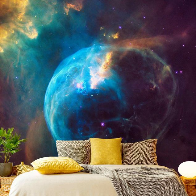 Wanddeko Schlafzimmer NASA Fotografie Bubble Nebula