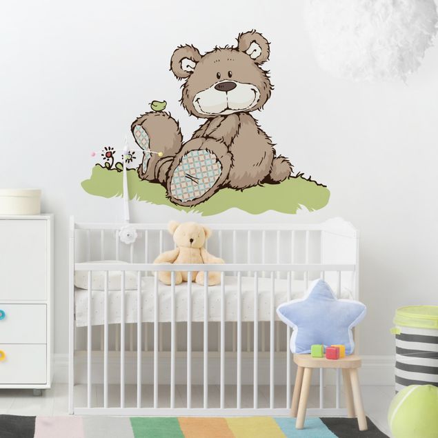 Wanddeko Babyzimmer NICI - Classic Bear - lächelnd