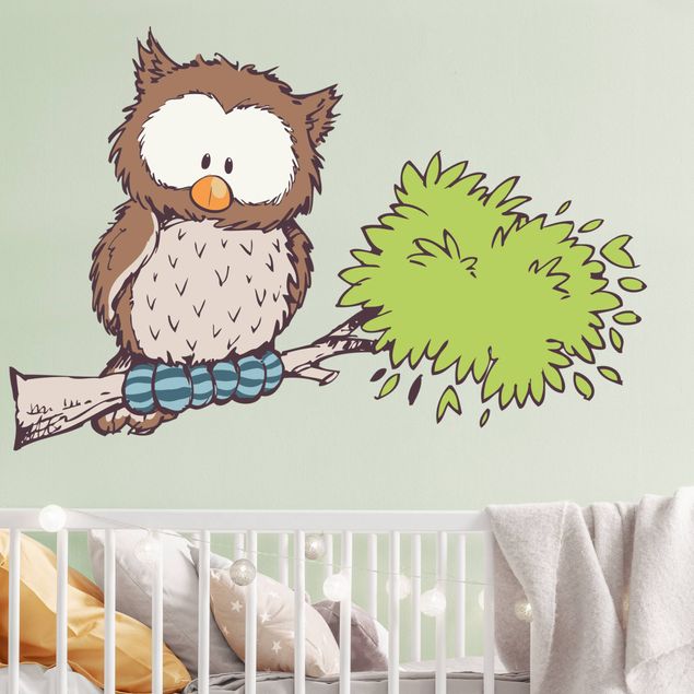 Wanddeko Botanik NICI - Oscar Owl - auf Ast