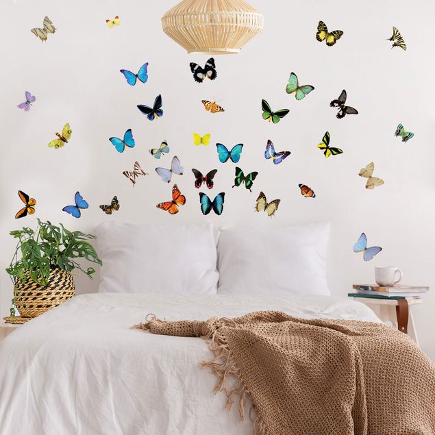 Wanddeko Esszimmer No.51 Schmetterlinge Set 2