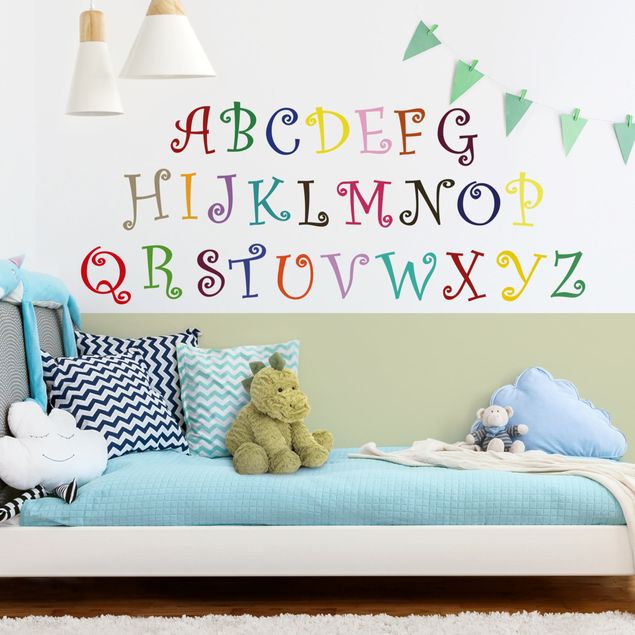 Wanddeko Babyzimmer No.KS2 Magical Alphabet