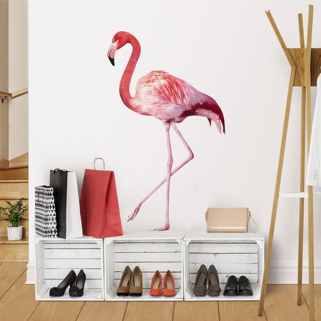 Wanddeko Jugendzimmer No.YK21 Pink Flamingo
