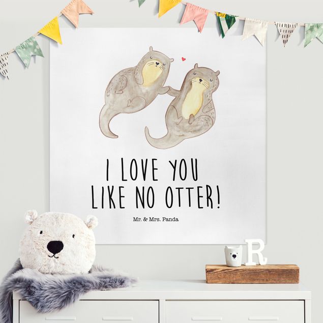 Kinderzimmer Deko Mr. & Mrs. Panda - Otter - I Love You